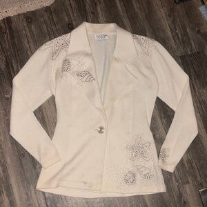 Vintage ST. JOHN nautical sweater/ blazer 
Womans small